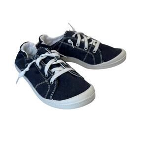 Time and Tru Women's Scrunch Back Slip-On Sneaker Size 7.5 Memory Foam